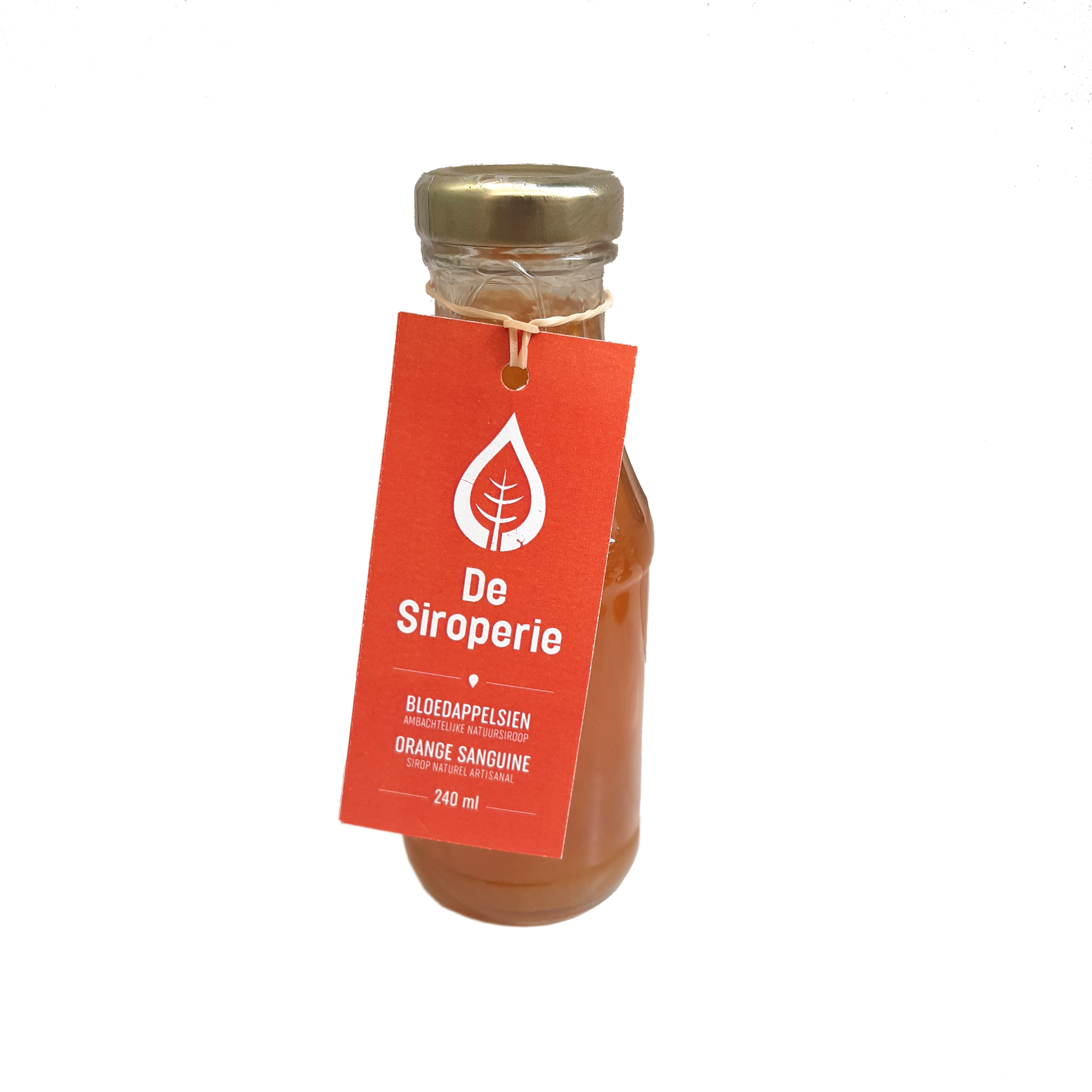 De Siroperie Siroop 240ml bloedappelsien