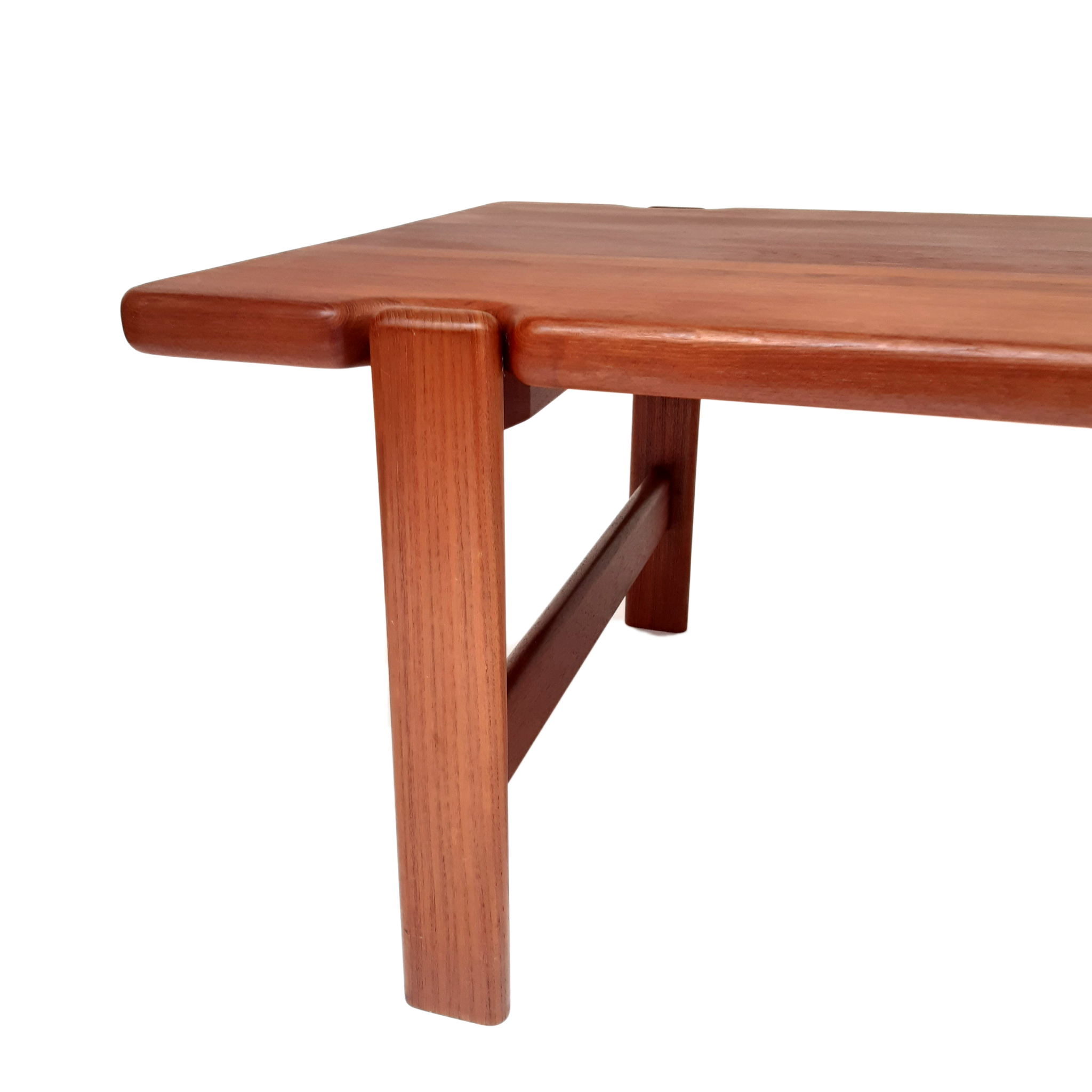 Vintage salontafel massief teak
