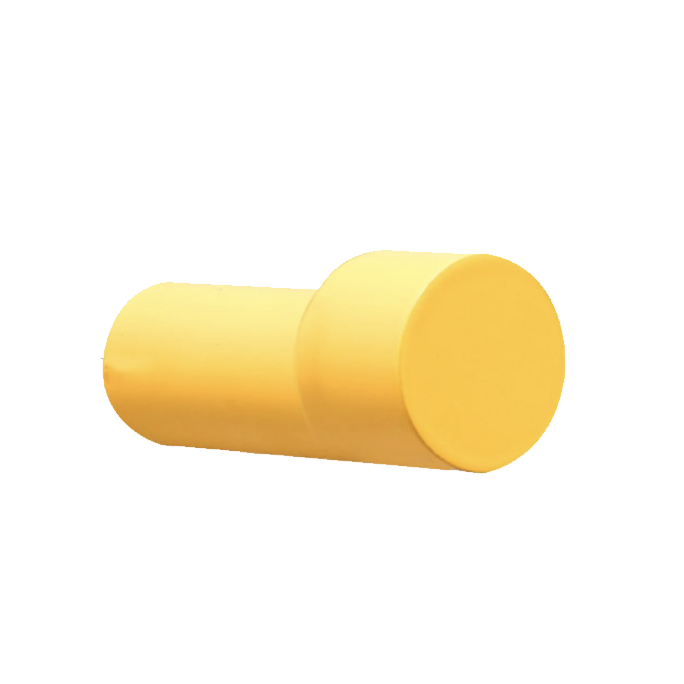 Zangra Muurhaak geel 5cm