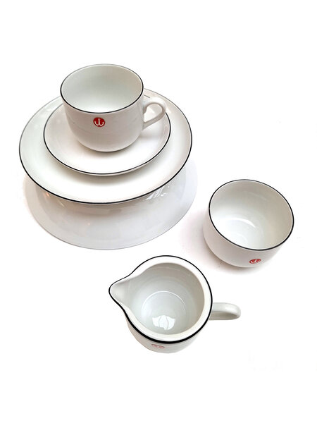 Vintage  34-delig servies danish design atelier CC