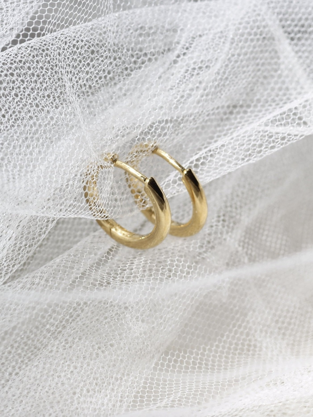 Laure De Mees Chunky hoop large goud