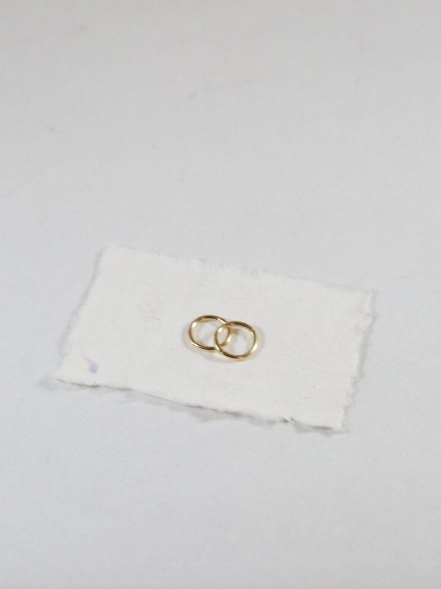 Laure De Mees Small hoop goud