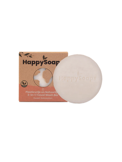 Happy  Soaps 3-in-1 travel wash bar sweet relaxation