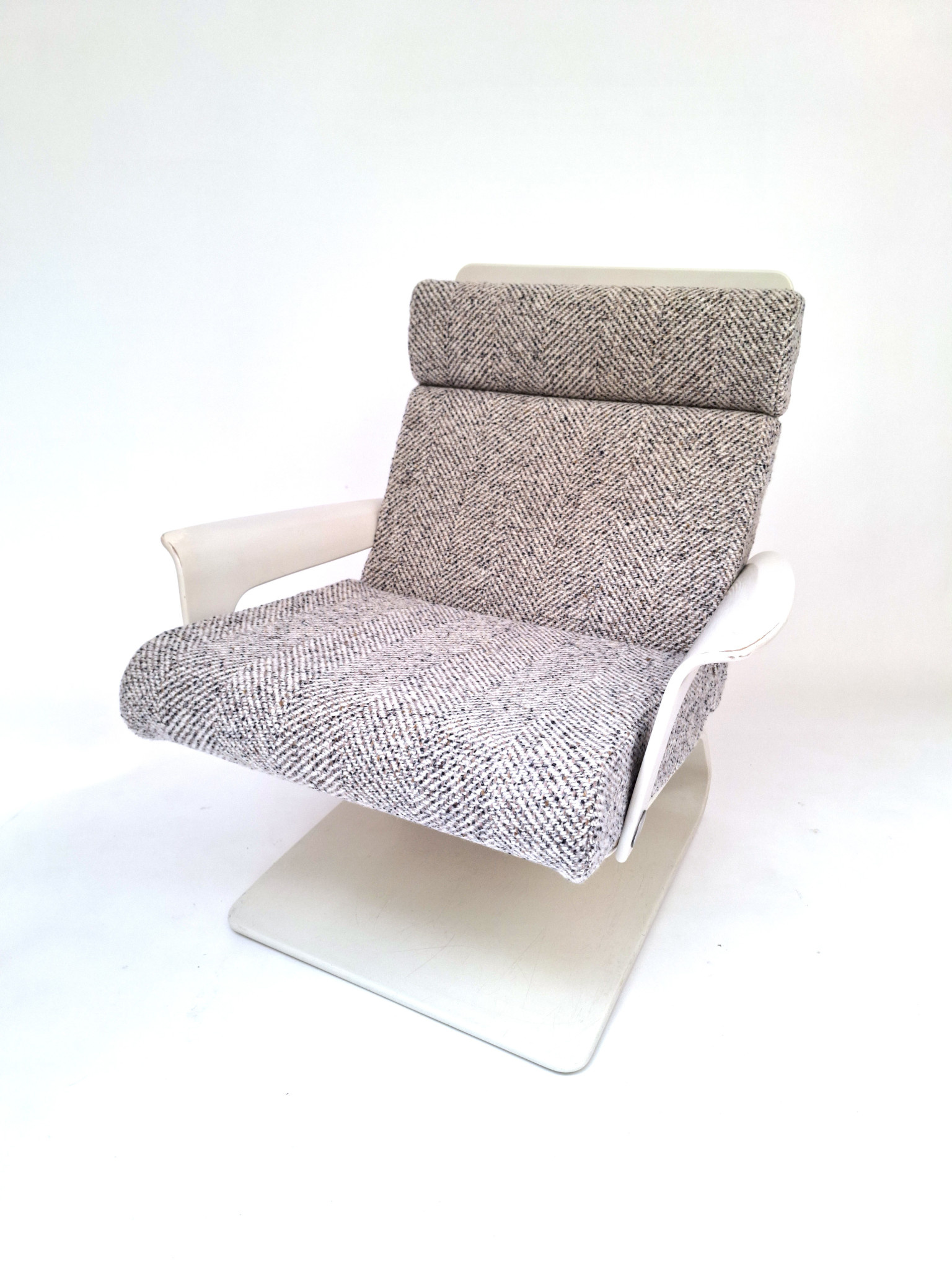 Vintage space age lounge chair peter ghyczy voor cor  jaren '70