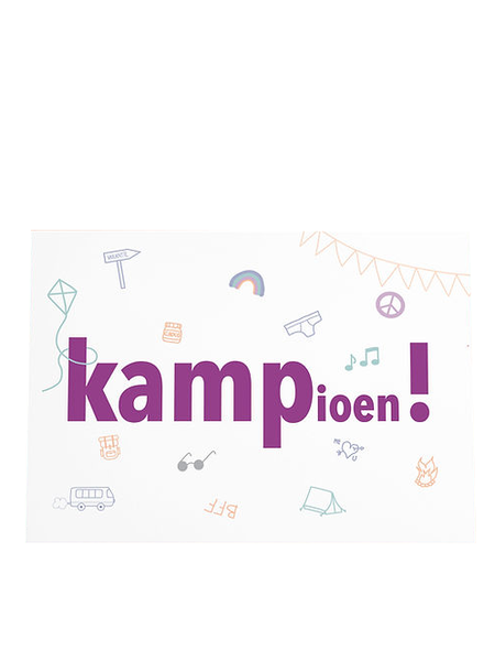 Wenskaart kamp(ioen)
