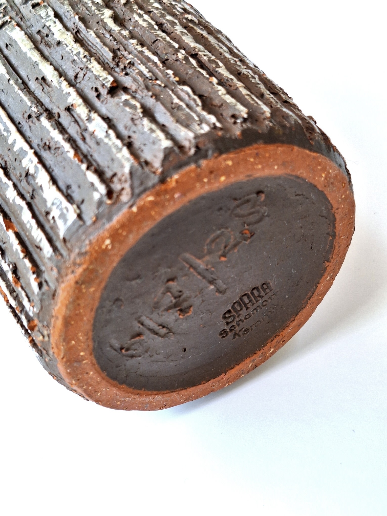 Vintage vaas spara schamott 27cm