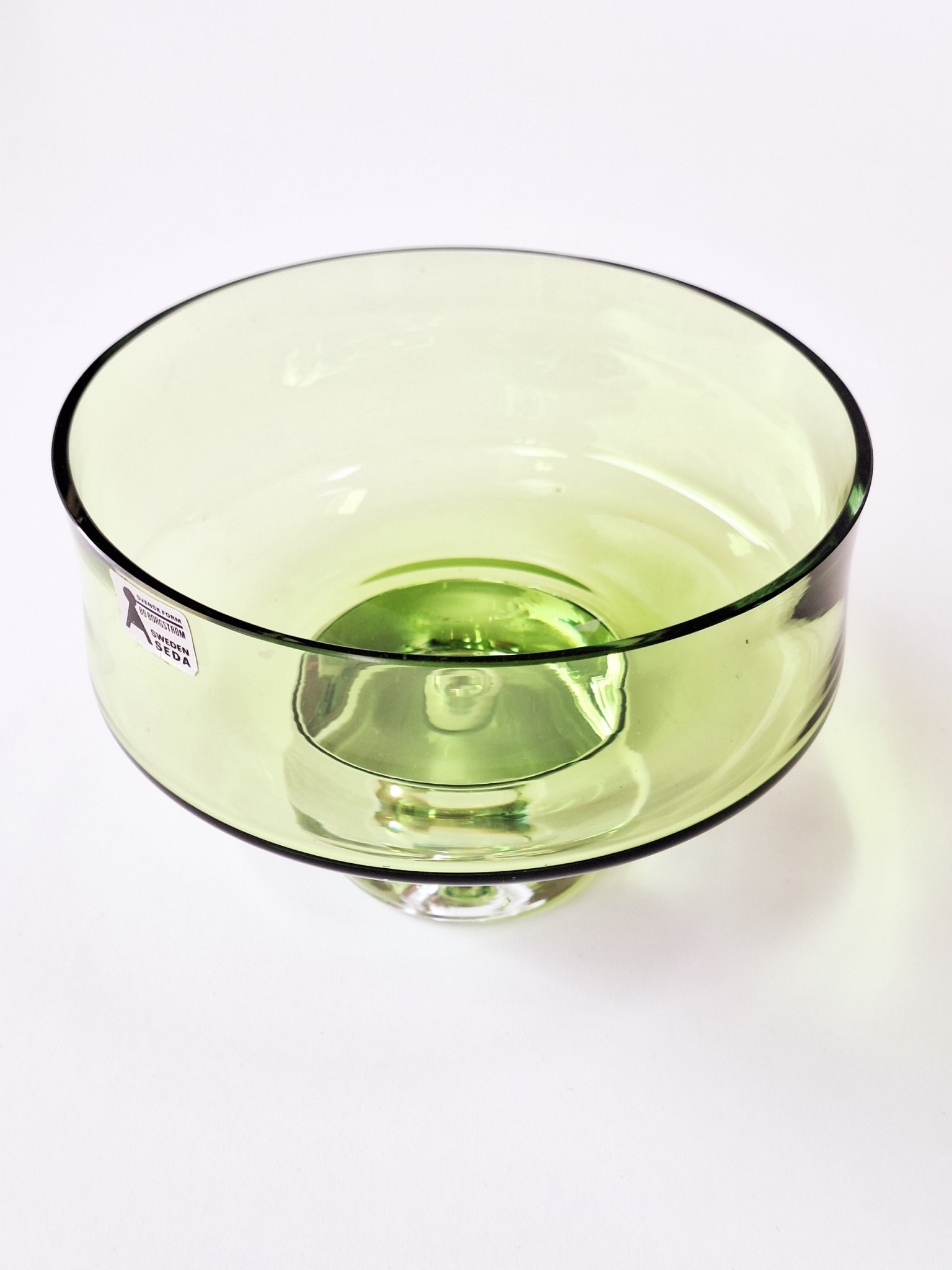 Vintage vaas bo borgstromm voor aseda zweden jaren '60