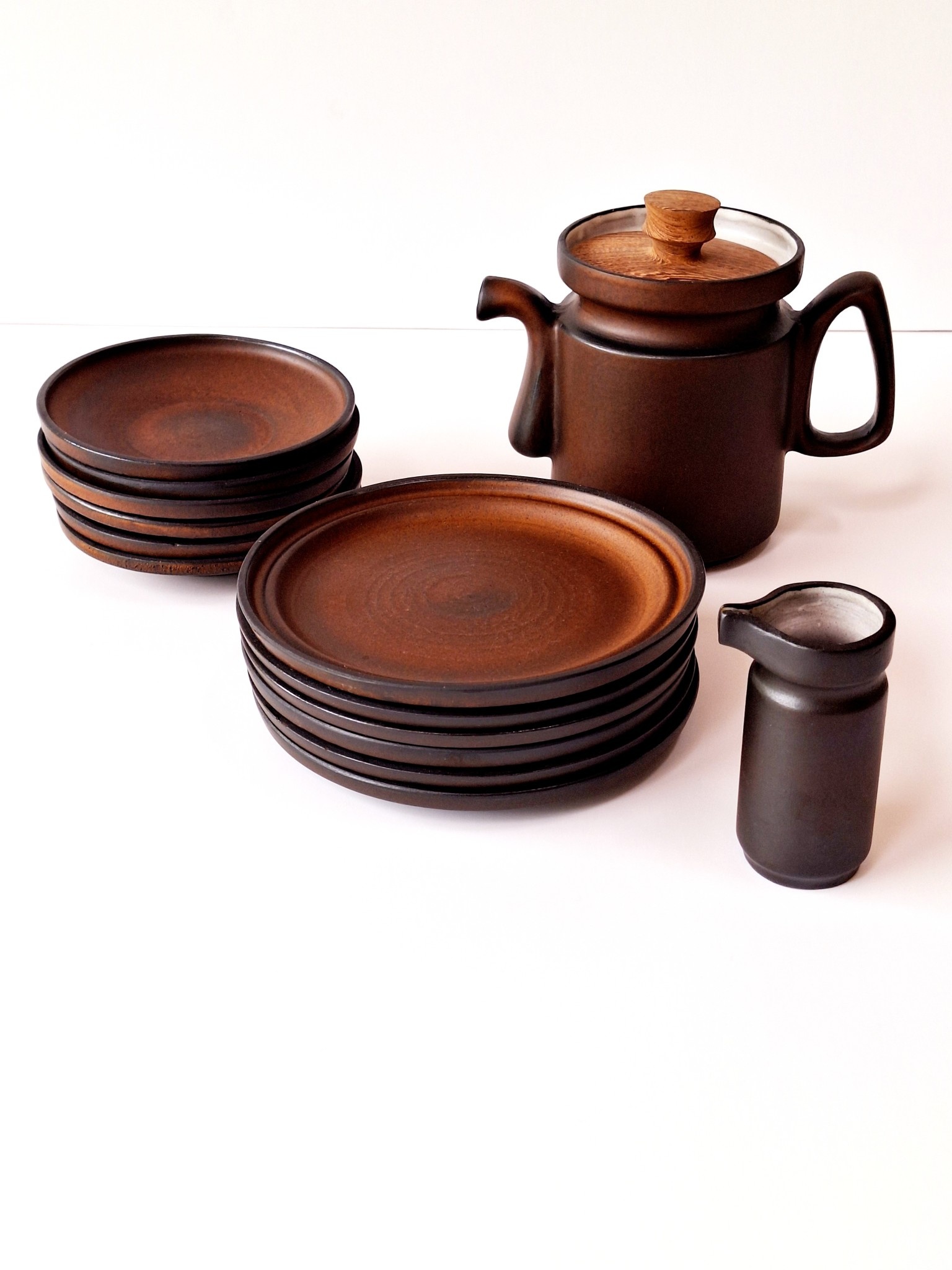 Vintage set 6 cor unum kleine borden