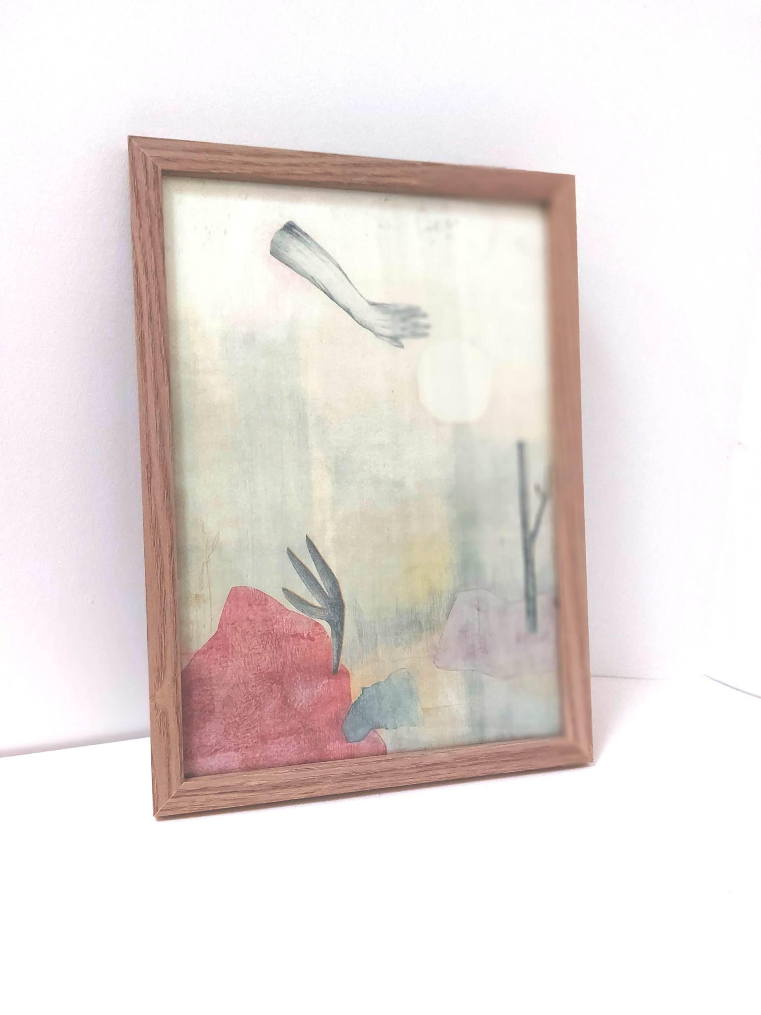 Eline Veer Print kleine bol A4 met kader