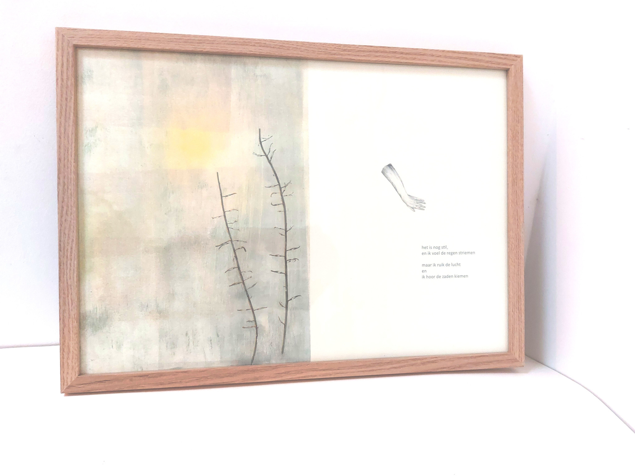 Eline Veer Print nog stil A3 met kader