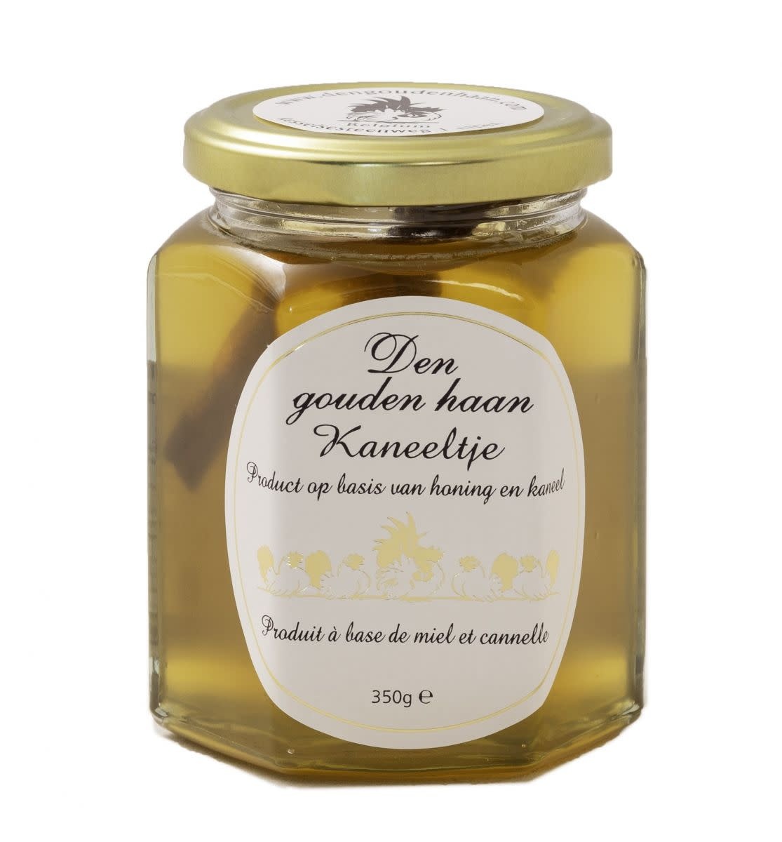 Den Gouden Haan Honing met kaneel 350g