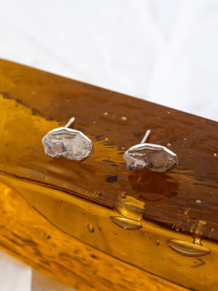 Studio Scarlett Oorbellen organic zilver