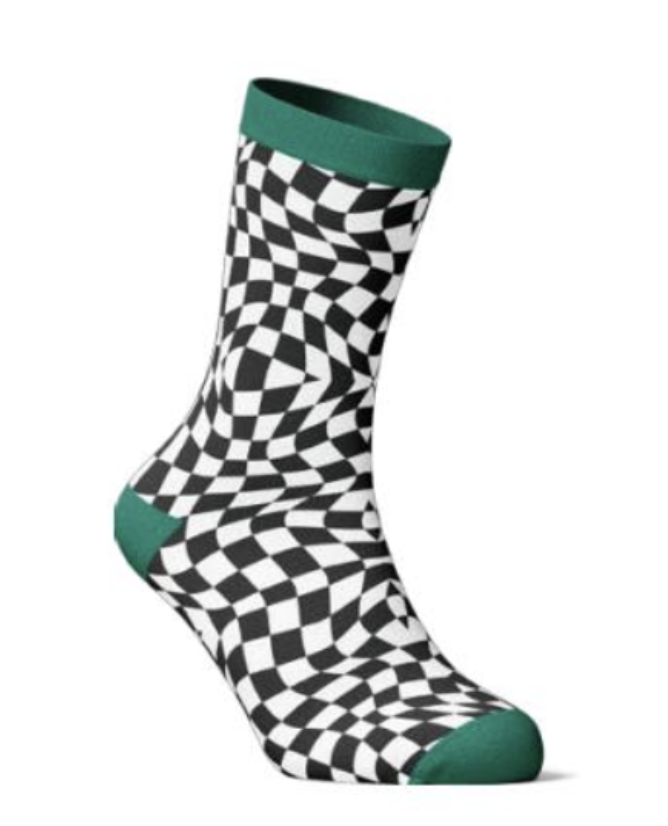Aimo Sustainable socks art black