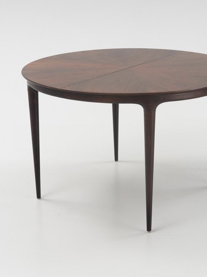 Vintage eettafel rosewood cortina svante skogh seffle möbelfabrik jaren '60