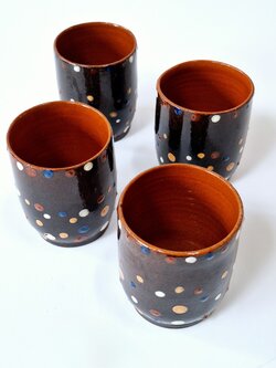 Vintage tas dot (per stuk)