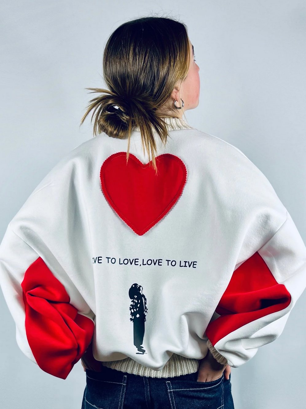 Noenganger Sweater live to love baggy