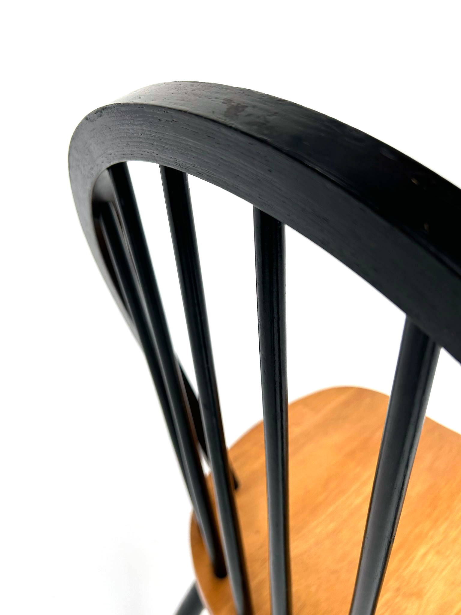 Set 4 vintage stoelen windsor stijl tapiovaara