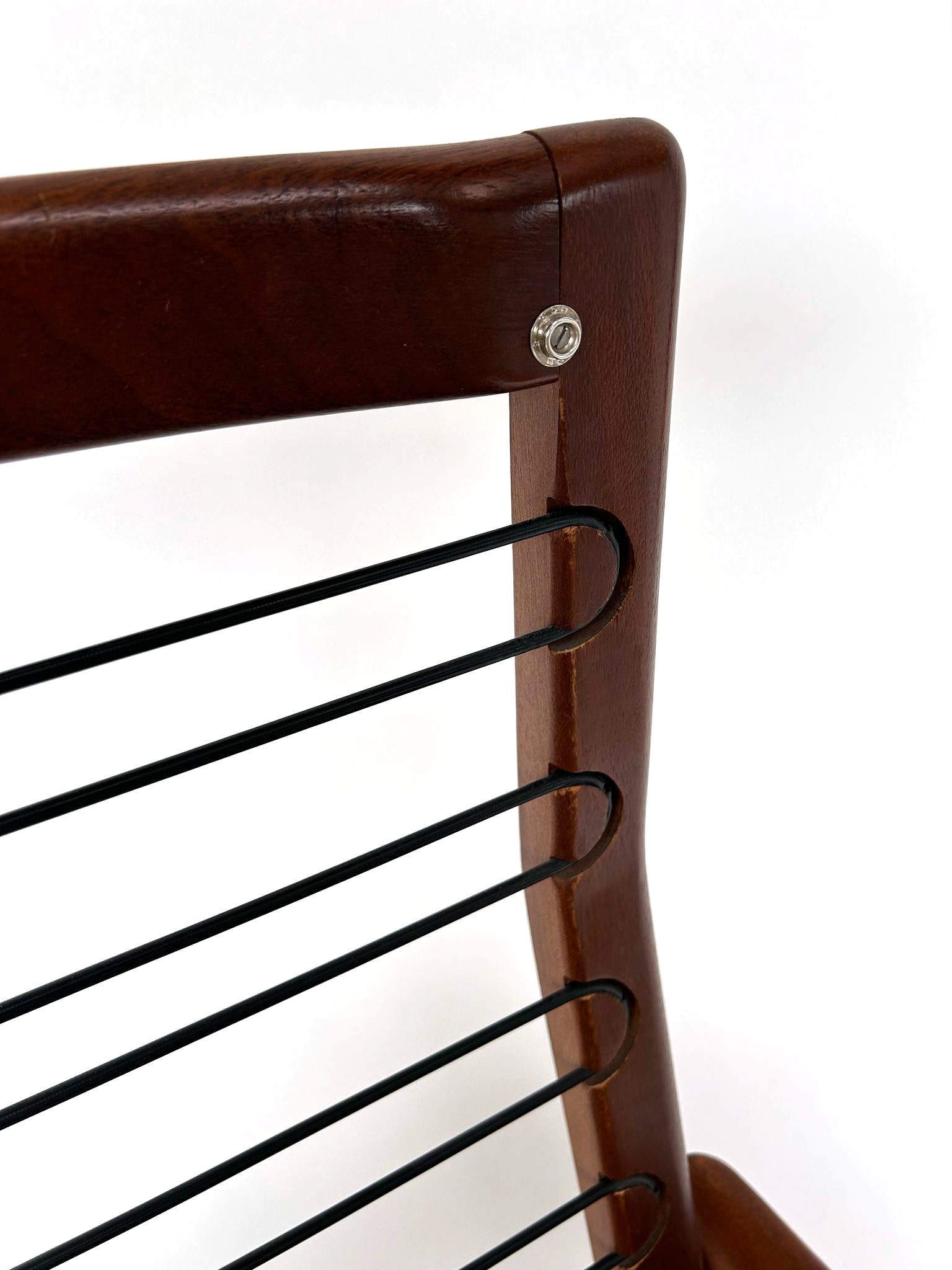 Vintage armstoel met hoge rug van de ster gelderland jaren '50