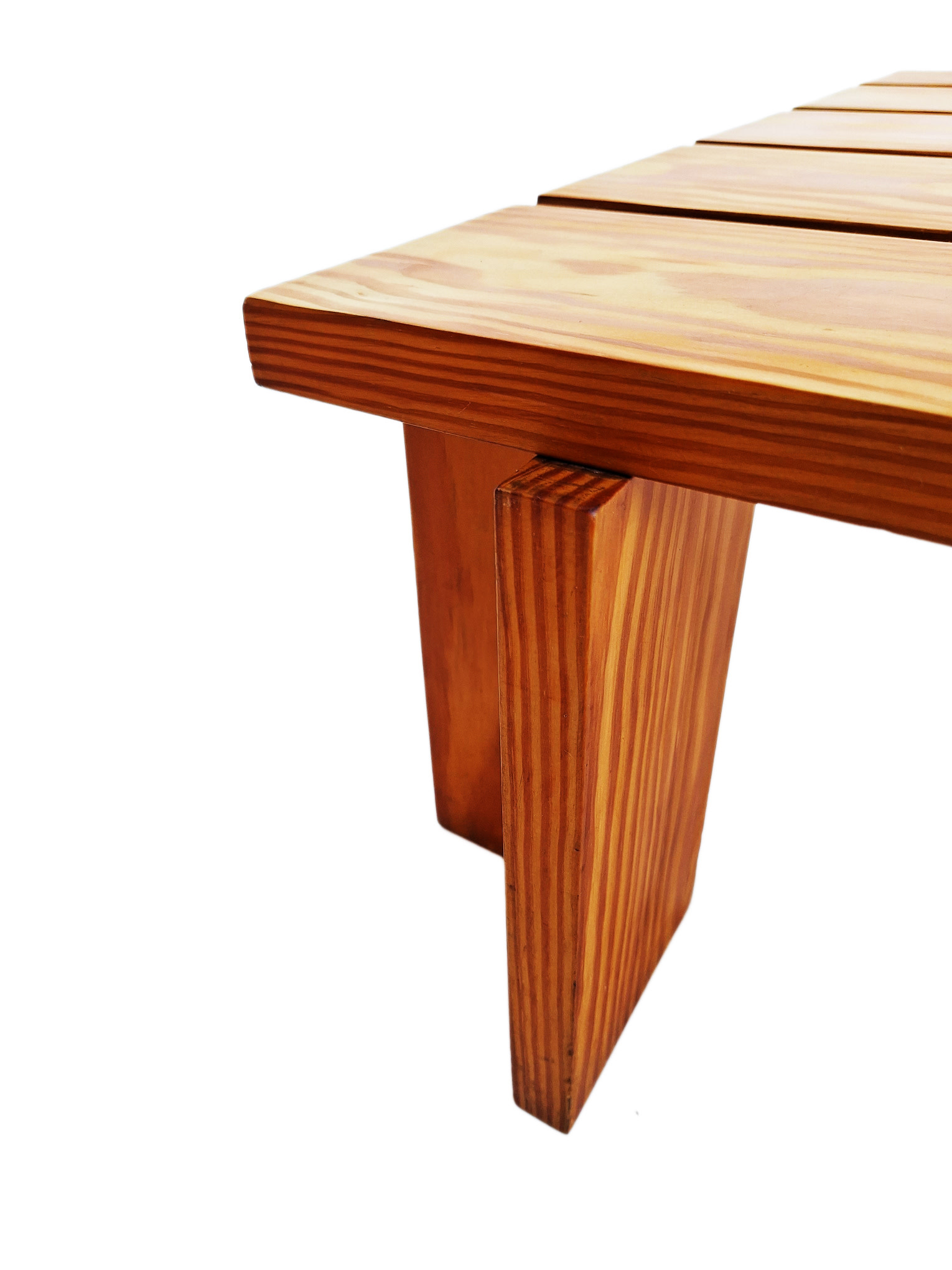 Vintage salontafel vurenhout stijl sven larsson 85x85 x h30cm