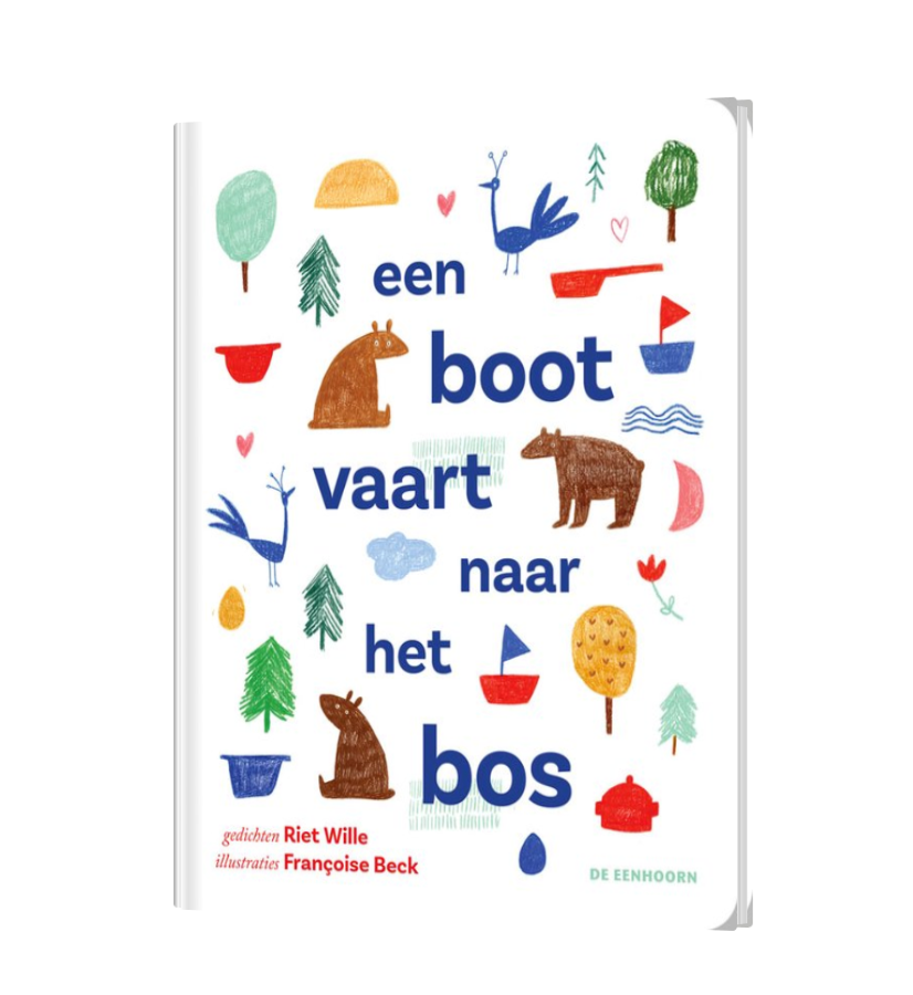 Francoise Beck Een boot vaart naar het bos
