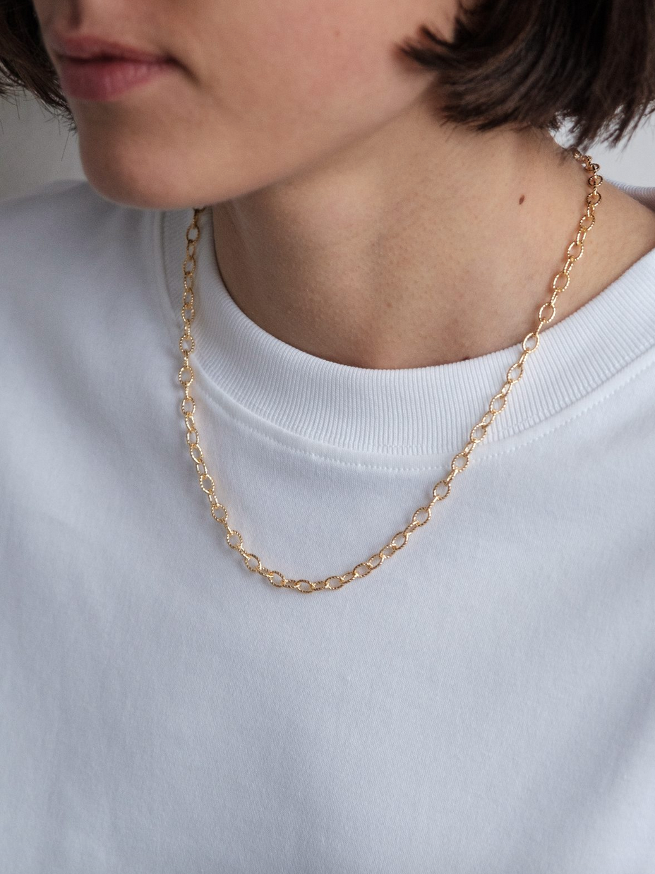 Laure De Mees Metamorphose necklace gold plated