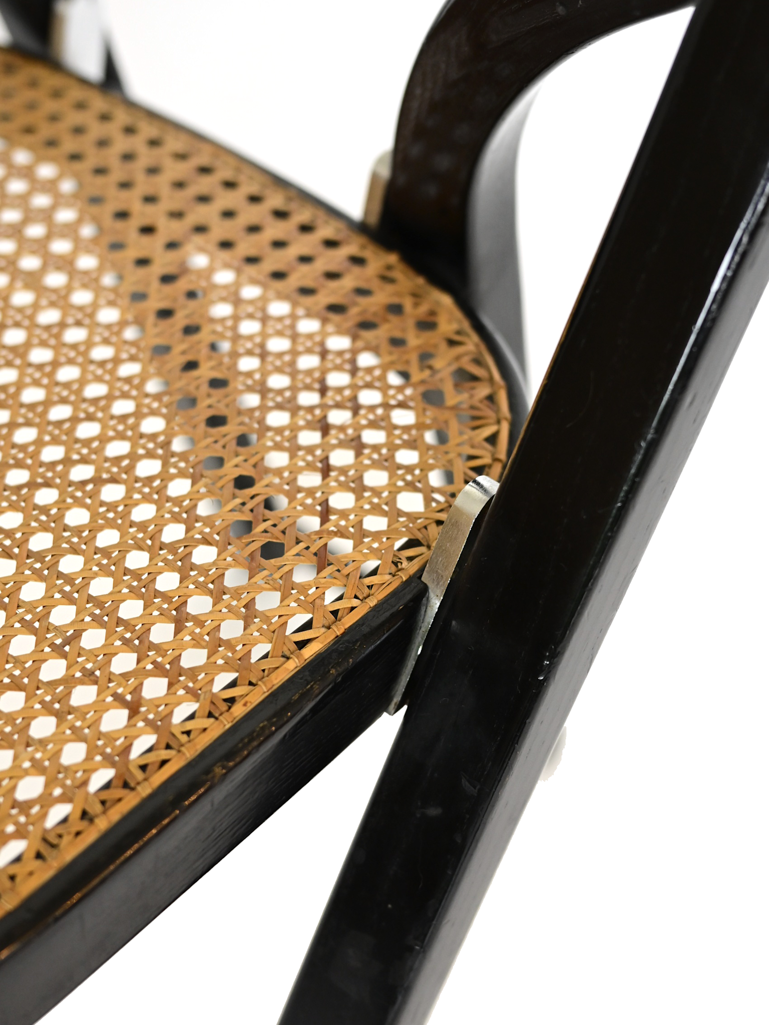 Vintage set 4 vouwstoelen arca van gigi sabadin voor crassevig italie jaren '70