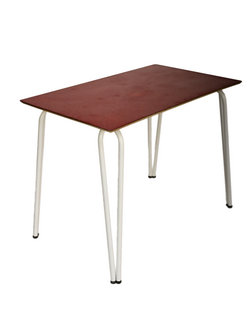 Vintage tafel stijl willy van der meeren 100x60xh75cm