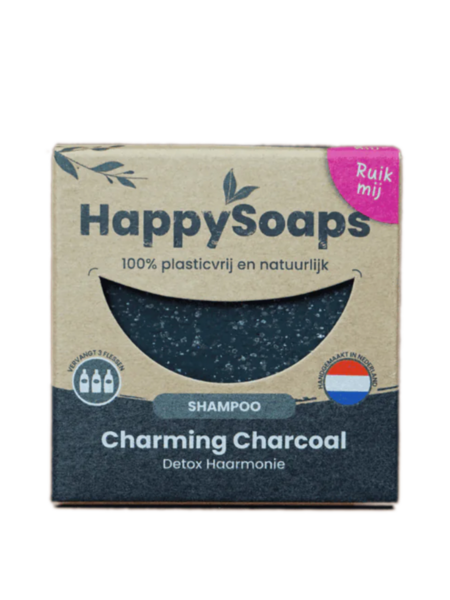 Happy  Soaps Shampoo bar - charming charcoal