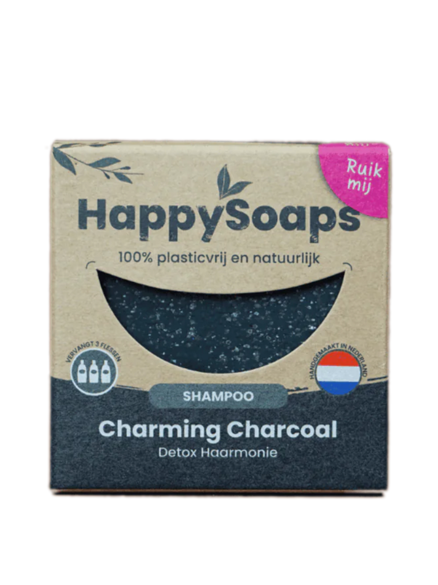 Happy  Soaps Shampoo bar - charming charcoal