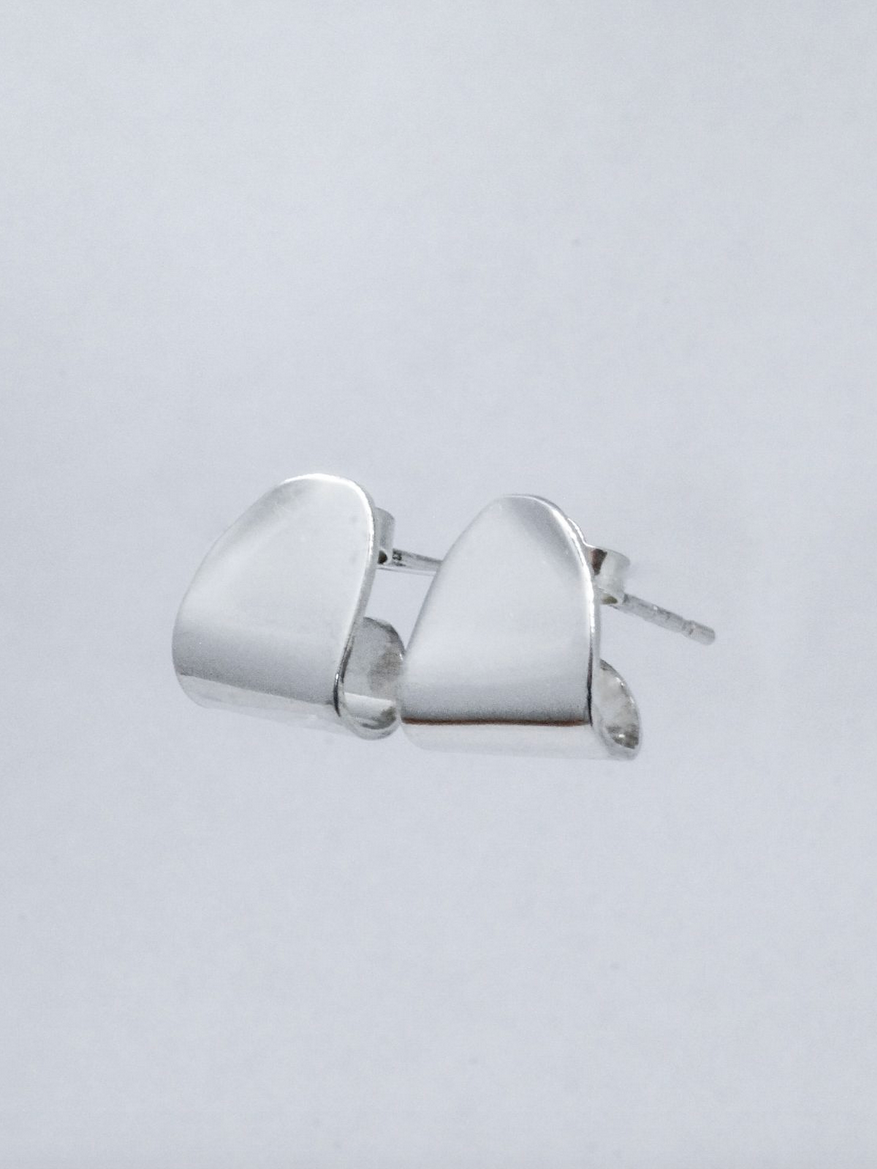 Laure De Mees Pebble earring zilver (paar)
