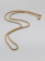 Twisted chain necklace gold