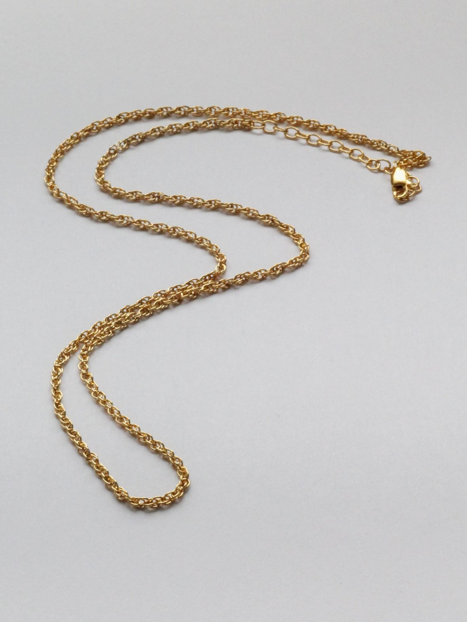 Laure De Mees Twisted chain necklace gold