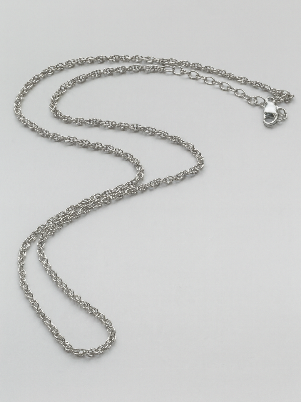 Laure De Mees Twisted chain necklace silver