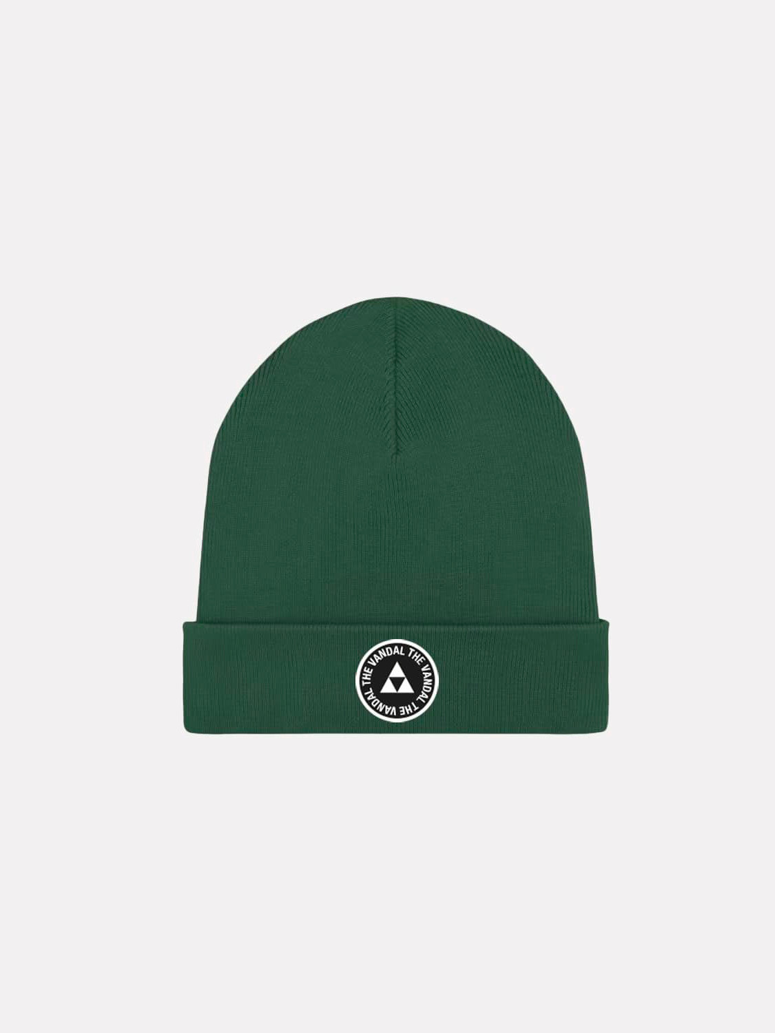 The Vandal Beanie label glasgroen
