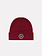 The Vandal Beanie label wijnrood