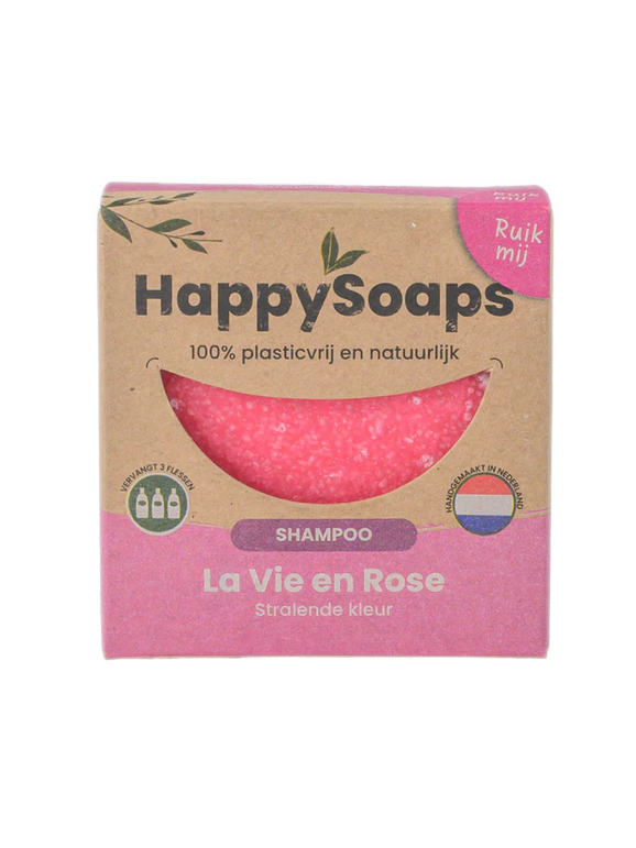 Happy  Soaps Shampoo - la vie en rose