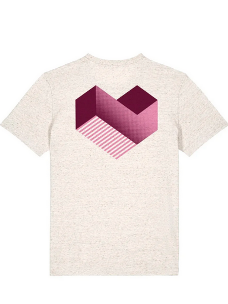 Plumo T-shirt abstract hart XL