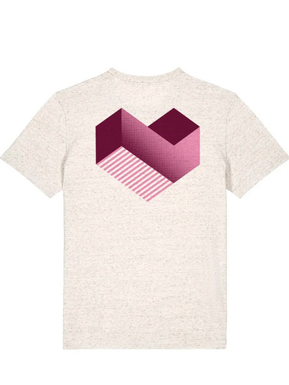 Plumo T-shirt abstract hart XL