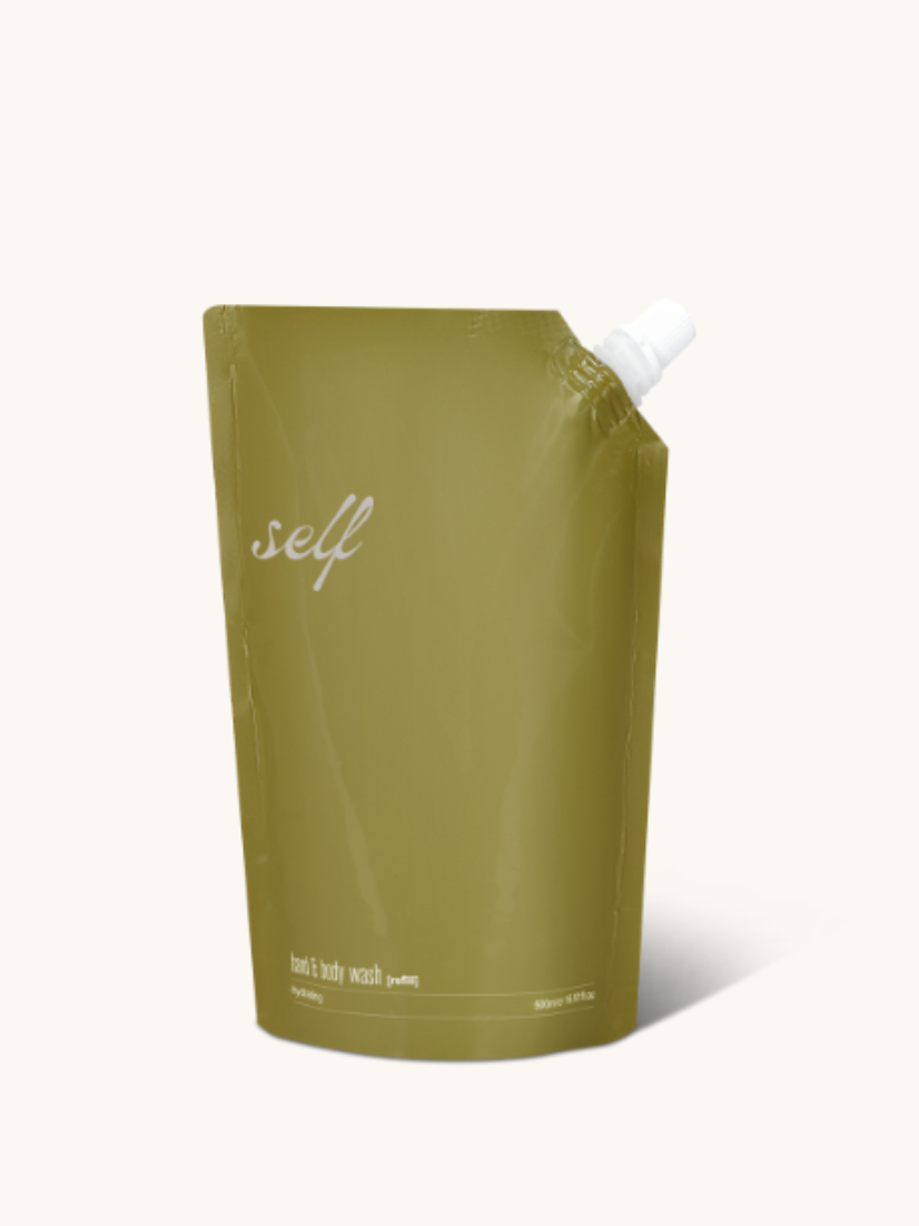 Self REFILL hydrating hand and bodywash