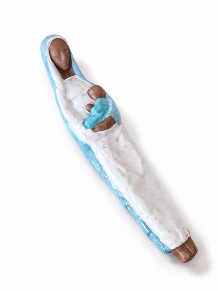 Vintage beeld paul sestré '60 madonna met kind