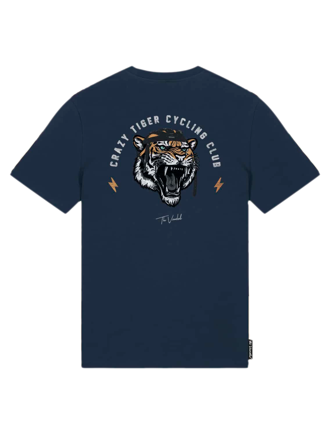 The Vandal T-shirt crazy tiger blauw