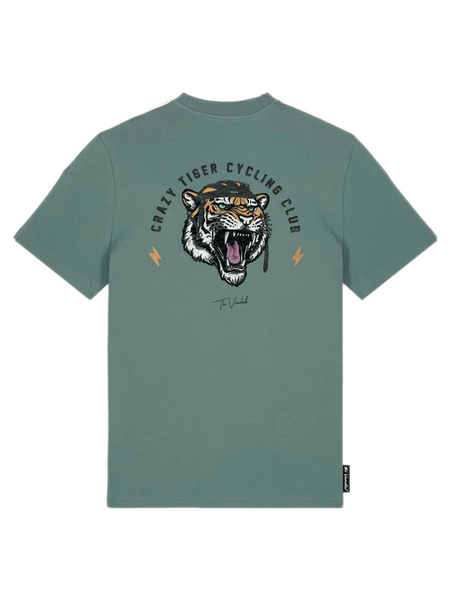 The Vandal T-shirt crazy tiger green