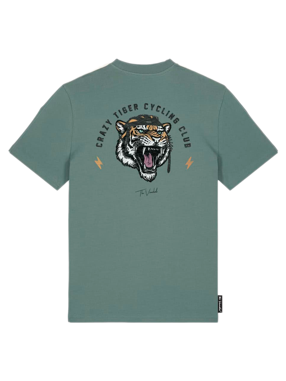 The Vandal T-shirt crazy tiger green