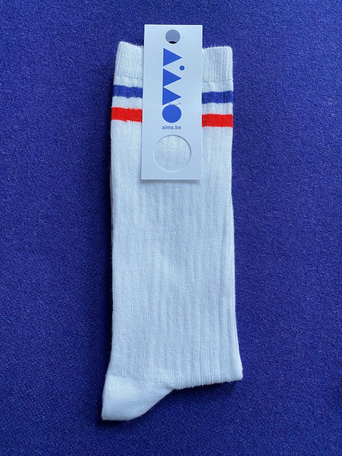 Aimo Sustainable socks rib wit