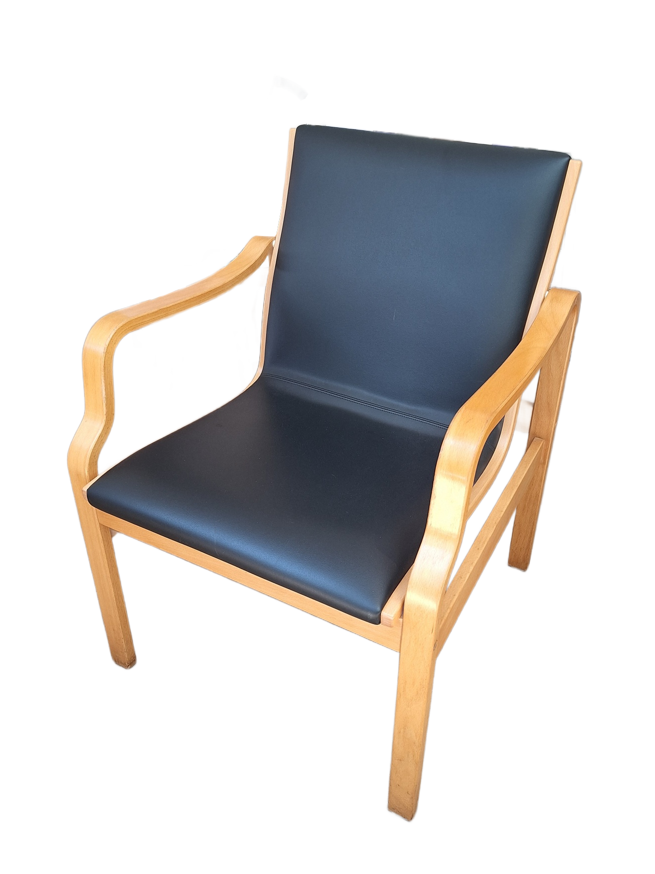 Vintage armstoel farstrup denemarken jaren '70