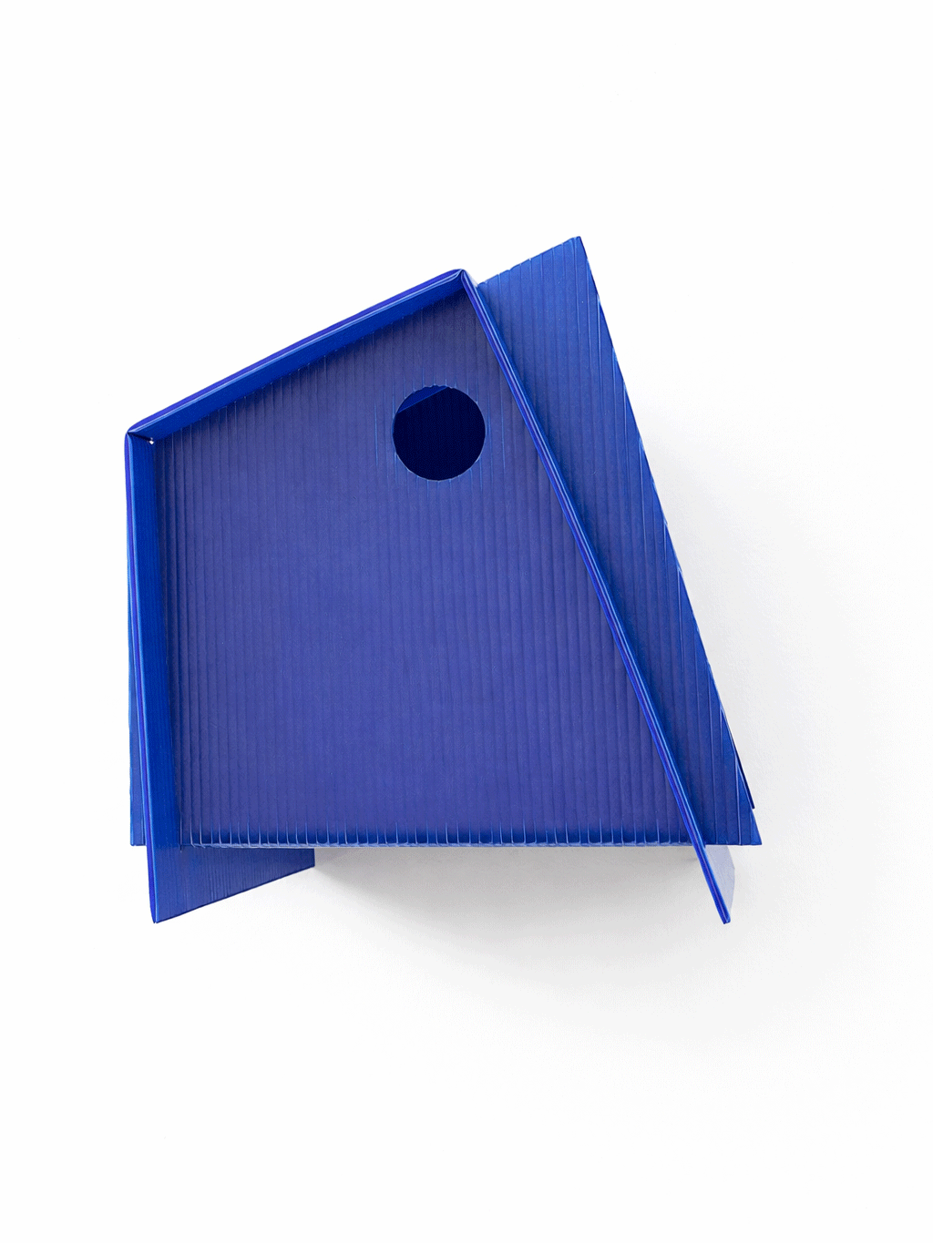 Hip vogelhuisje blauw