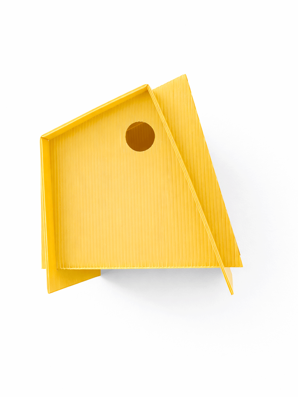 Hip vogelhuisje geel