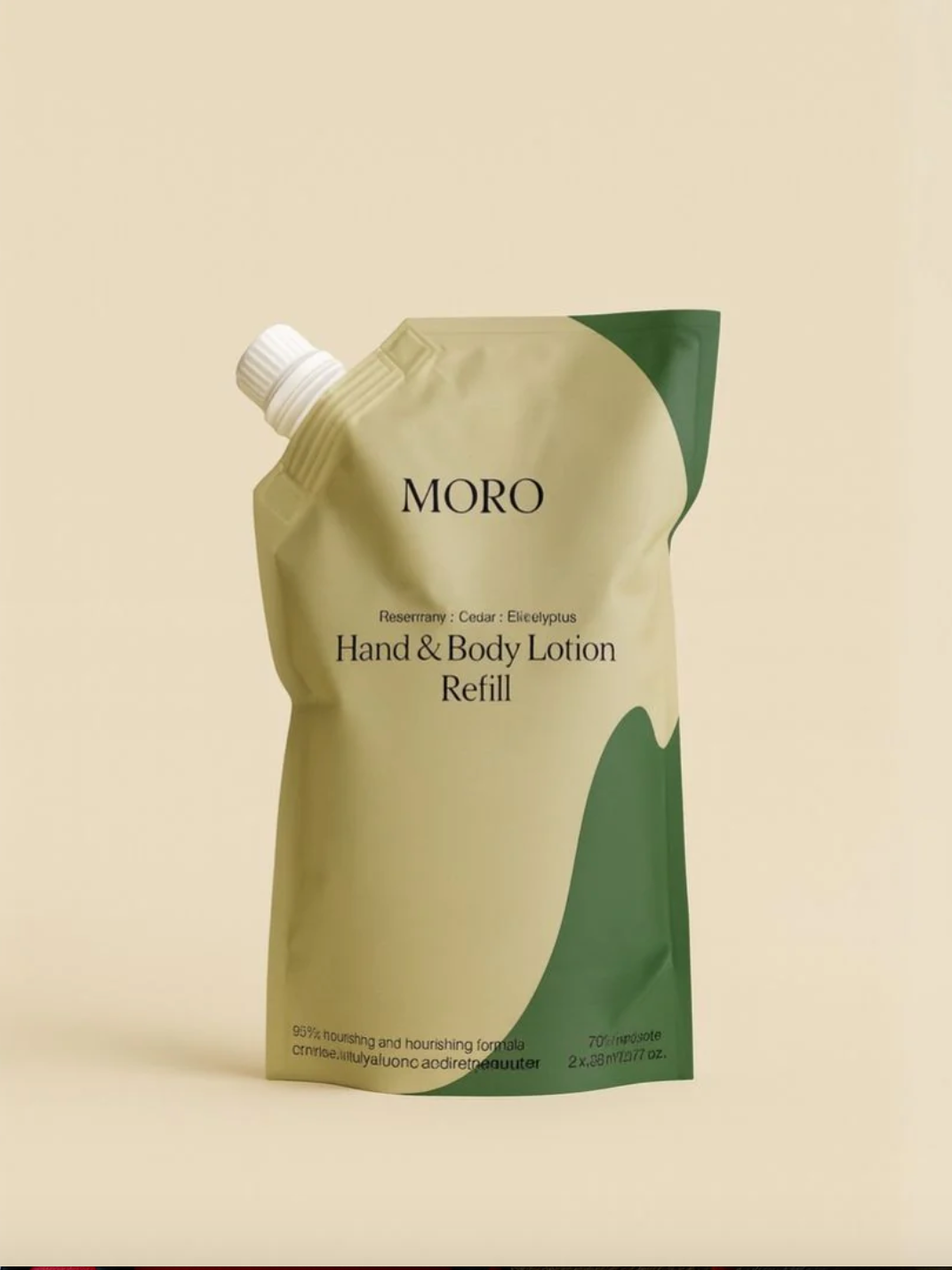 Moro Refill hand & body lotion rosemary cedar