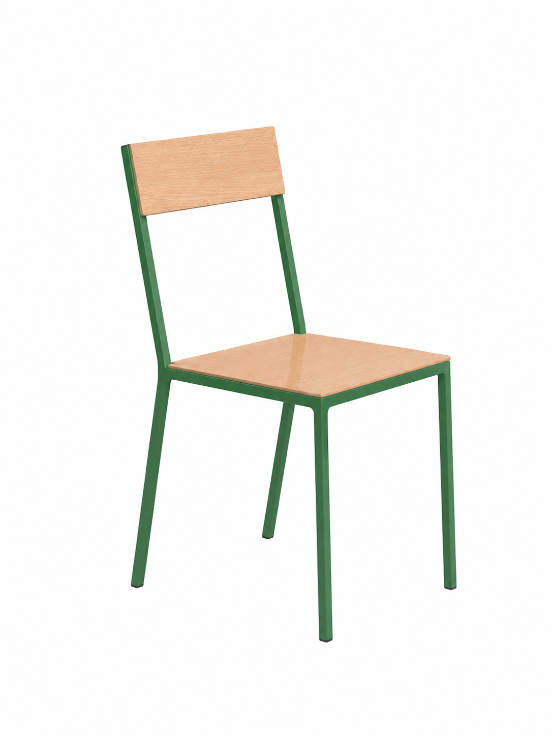 Muller Van Severen Alu chair groen en hout (binnen)