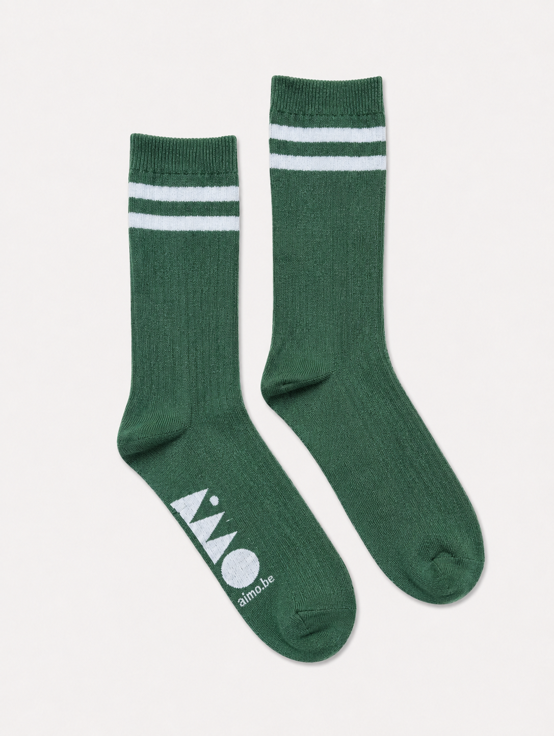 Aimo sustainable socks rib groen